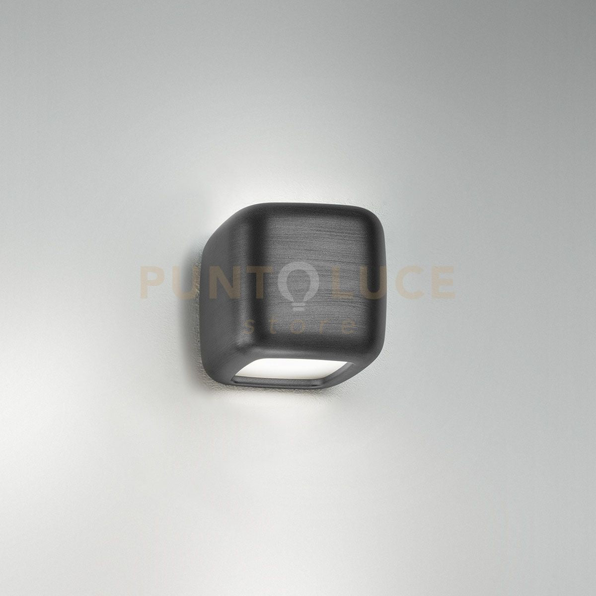 BABOL A- APPLIQUE IN ALLUMINIO COLORE NERO 2 LUCI ATTACCO GX53 3000K INCLUSE