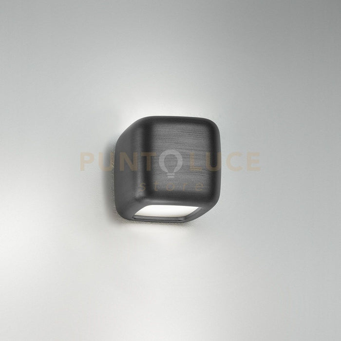 BABOL A- APPLIQUE IN ALLUMINIO COLORE NERO 2 LUCI ATTACCO GX53 3000K INCLUSE