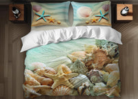 Copripiumino Matrimoniale Stampa Digitale Made Italy 100% Cotone Bahamas