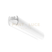 BAKU G - PROFILO IN ALLUMINIO CON DIFFUSORE AD INCASTRO BIANCO PARETE/SOFFITTO/SOSPENSIONE MT2 COLORE BIANCO