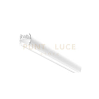 BAKU P - PROFILO IN ALLUMINIO CON DIFFUSORE AD INCASTRO BIANCO PARETE/SOFFITTO/SOSPENSIONE MT2 COLORE BIANCO PIU STAFFE