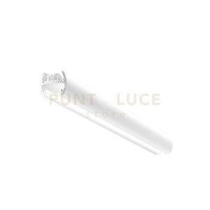 BAKU P - PROFILO IN ALLUMINIO CON DIFFUSORE AD INCASTRO BIANCO PARETE/SOFFITTO/SOSPENSIONE MT2 COLORE BIANCO PIU STAFFE