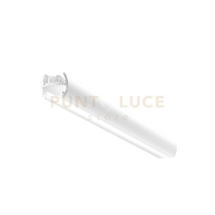 BAKU P - PROFILO IN ALLUMINIO CON DIFFUSORE AD INCASTRO BIANCO PARETE/SOFFITTO/SOSPENSIONE MT2 COLORE BIANCO PIU STAFFE