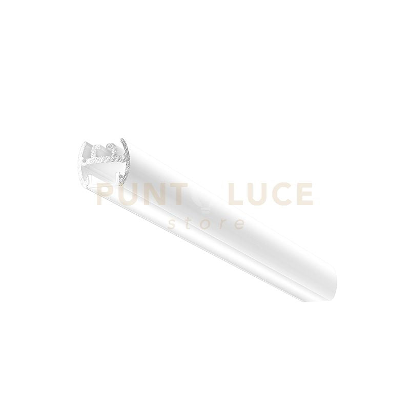 BAKU P - PROFILO IN ALLUMINIO CON DIFFUSORE AD INCASTRO BIANCO PARETE/SOFFITTO/SOSPENSIONE MT2 COLORE BIANCO PIU STAFFE