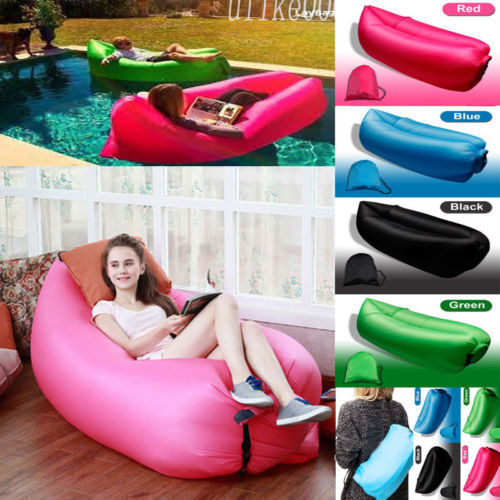 BANANA-SLEEPING-SACCO-SOFA-039-MATERASSINO-GONFIABILE-PISCINA-SPIAGGIA-CAMPEGGI