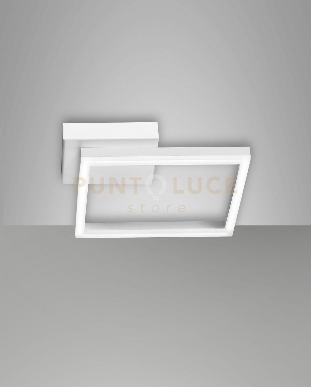 BARD APPLIQUE BIANCA NW 1 LUCE A LED 4000K - 22W - 2250 lm DIMMERABILE C/ACC.