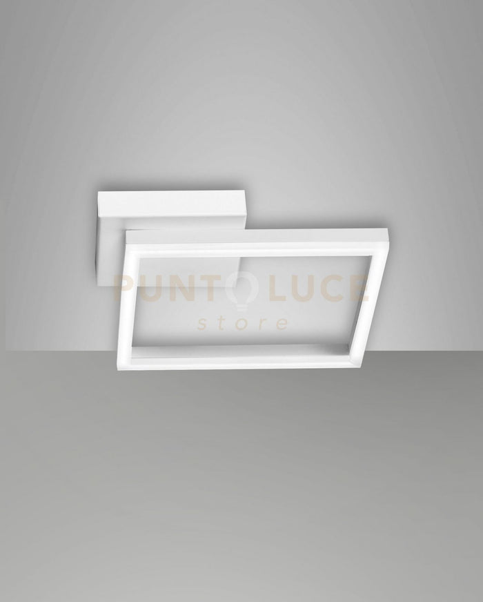 BARD APPLIQUE BIANCA NW 1 LUCE A LED 4000K - 22W - 2250 lm DIMMERABILE C/ACC.
