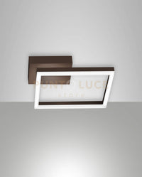 BARD APPLIQUE CORTEN 1 LUCE a LED 3000K - 22W - 2160 lm DIMMERABILE C/ACC.