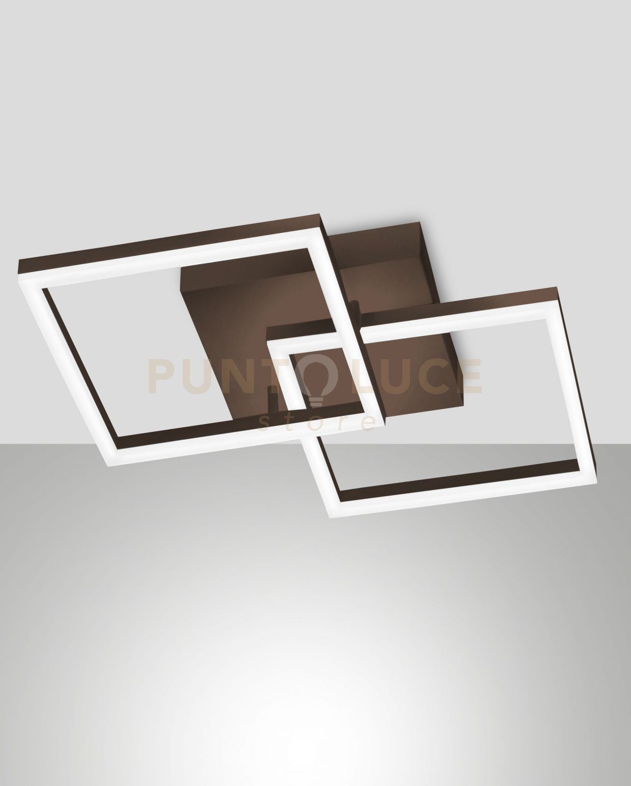 BARD APPLIQUE CORTEN 2 LUCI A LED 3000K - 39W - 3880 lm DIMMERABILE C/ACCESS
