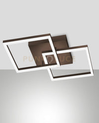 BARD APPLIQUE CORTEN 2 LUCI A LED 3000K - 39W - 3880 lm DIMMERABILE C/ACCESS