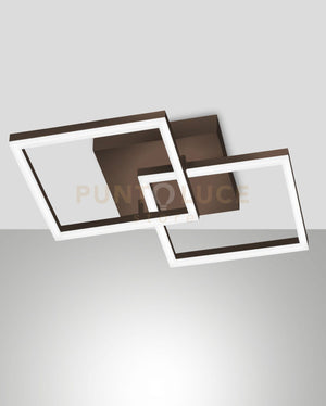 BARD APPLIQUE CORTEN 2 LUCI A LED 3000K - 39W - 3880 lm DIMMERABILE C/ACCESS