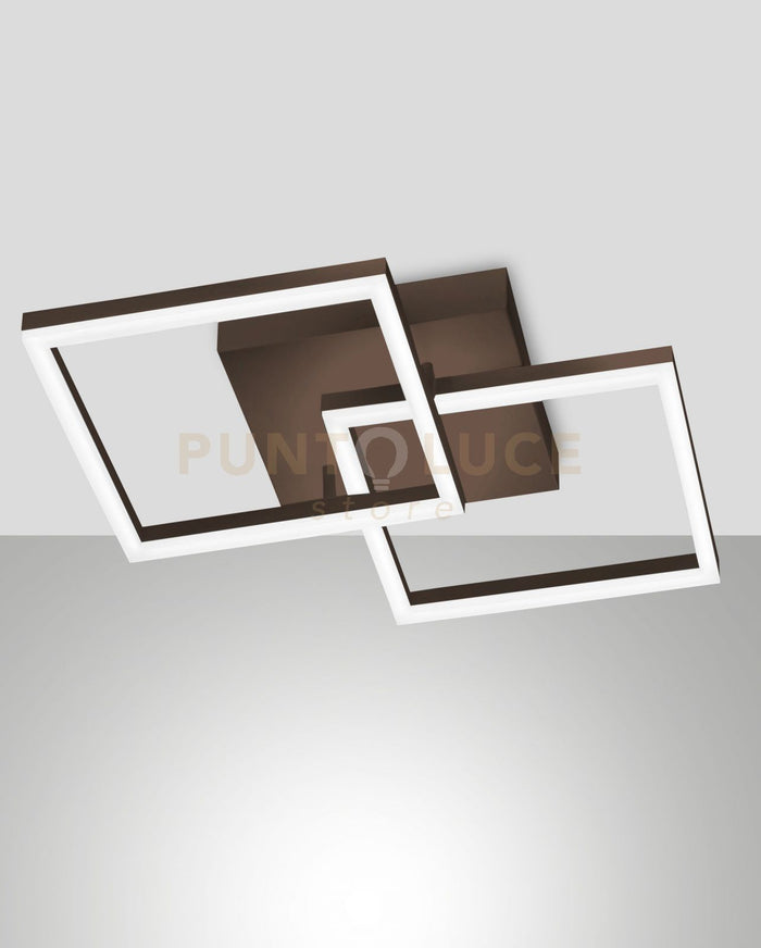 BARD APPLIQUE CORTEN 2 LUCI A LED 3000K - 39W - 3880 lm DIMMERABILE C/ACCESS
