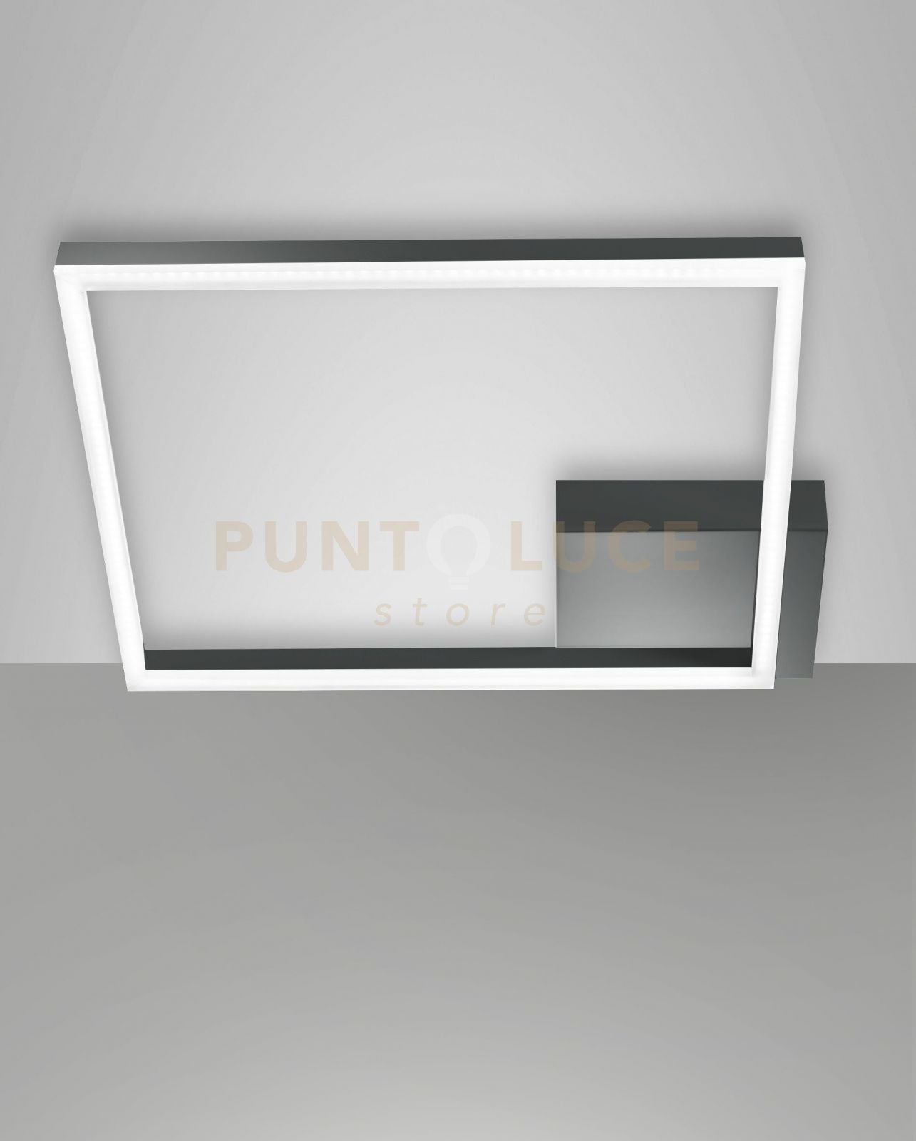 BARD PLAFONIERA ANTRACITE A LED 3000K - 39W - 3880 lm  DIMMERABILE 45CM C/ACCESS.