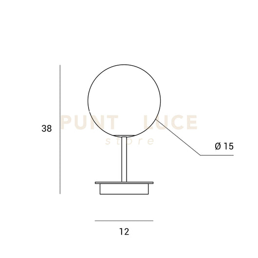 BASE-3RE OS Base rettangolare 3 luci ottone spazzolato l.70cm