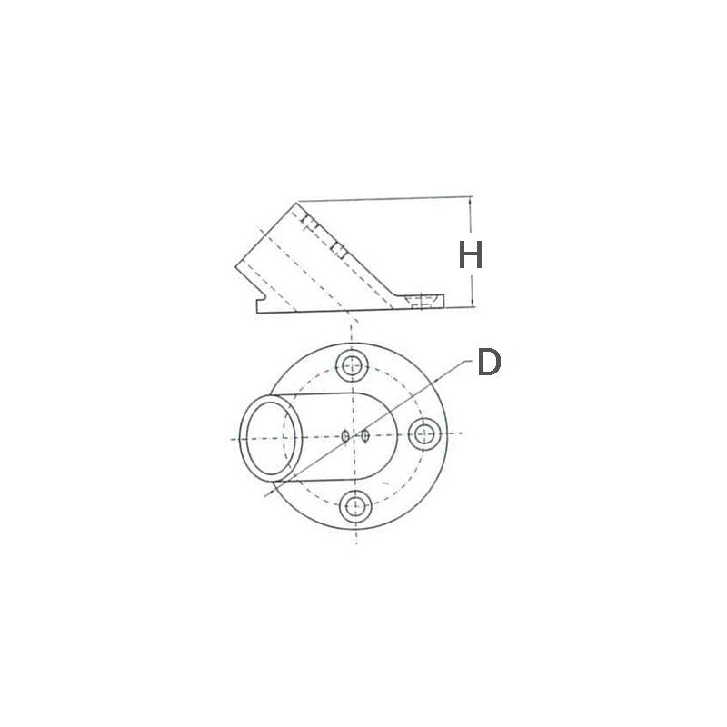 BASE INOX TONDA 60� � MM.22