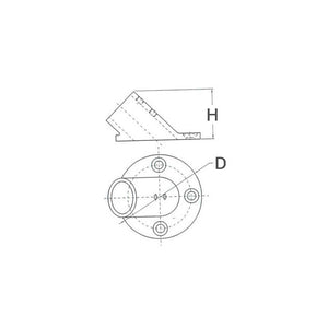 BASE INOX TONDA 60� � MM.22