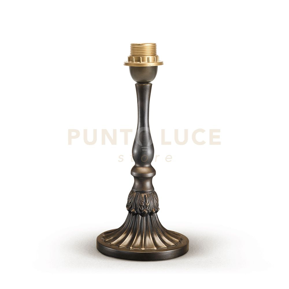 FRUIT Lampada da tavolo 1 luce in resina e zama senza paralume attacco E27 d.19cm