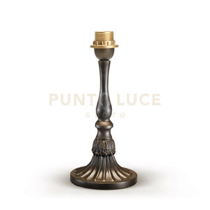 FRUIT Lampada da tavolo 1 luce in resina e zama senza paralume attacco E27 d.19cm