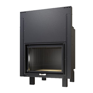 Termocamino a Legna CTM Basic Eco S0 24 kW Solo Riscaldamento con Scambiatore Full Link e Scomparsa Verticale