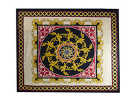 Telo Mare Spiaggia Grande Antisabbia Parasole Modello Batik Barocco - Telo Mare - Rosso D4