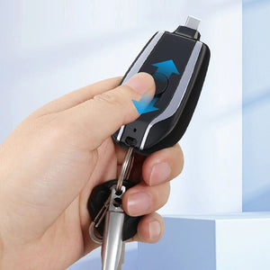 BATTERIA ESTERNA POWER BANK 1500mAh PORTACHIAVI PER IPHONE YD-101