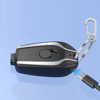 BATTERIA ESTERNA POWER BANK 1500mAh PORTACHIAVI Type C 1500mAh YD-101