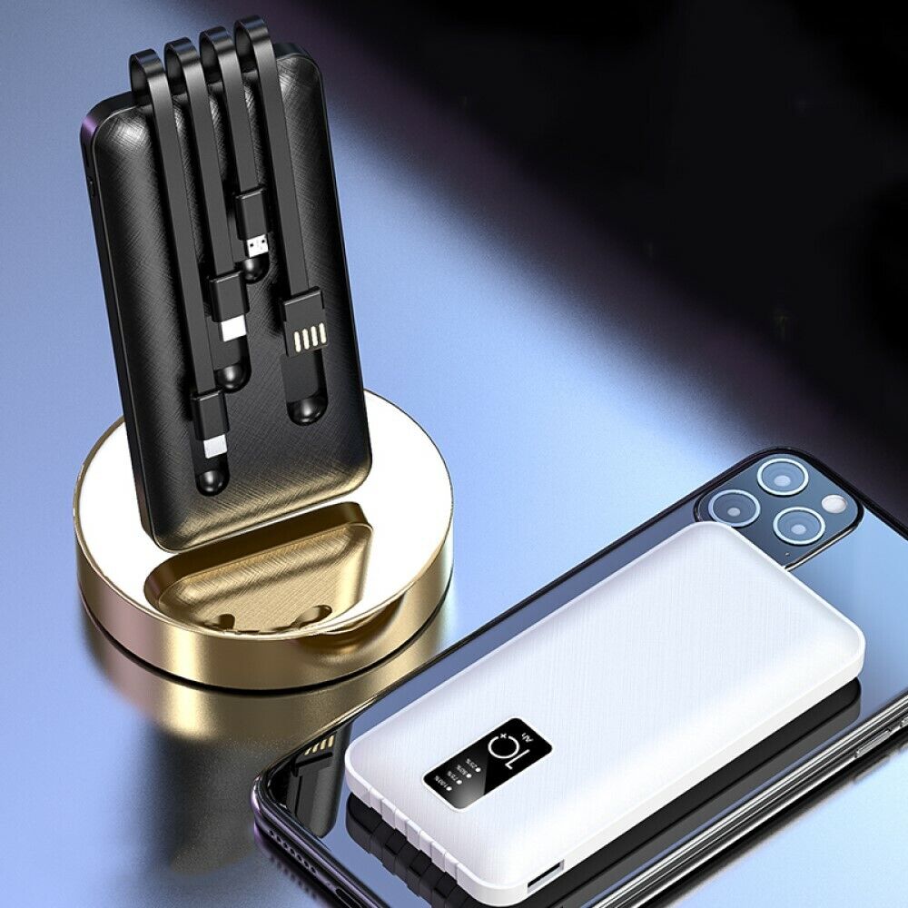 BATTERIA ESTERNA POWER BANK 20000 mAh 5V 2A USB Type-C per iPhone