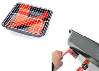 Barbeque Esterno A Carbonella Griglia Estate Campeggio In Acciaio Mod Nebraska