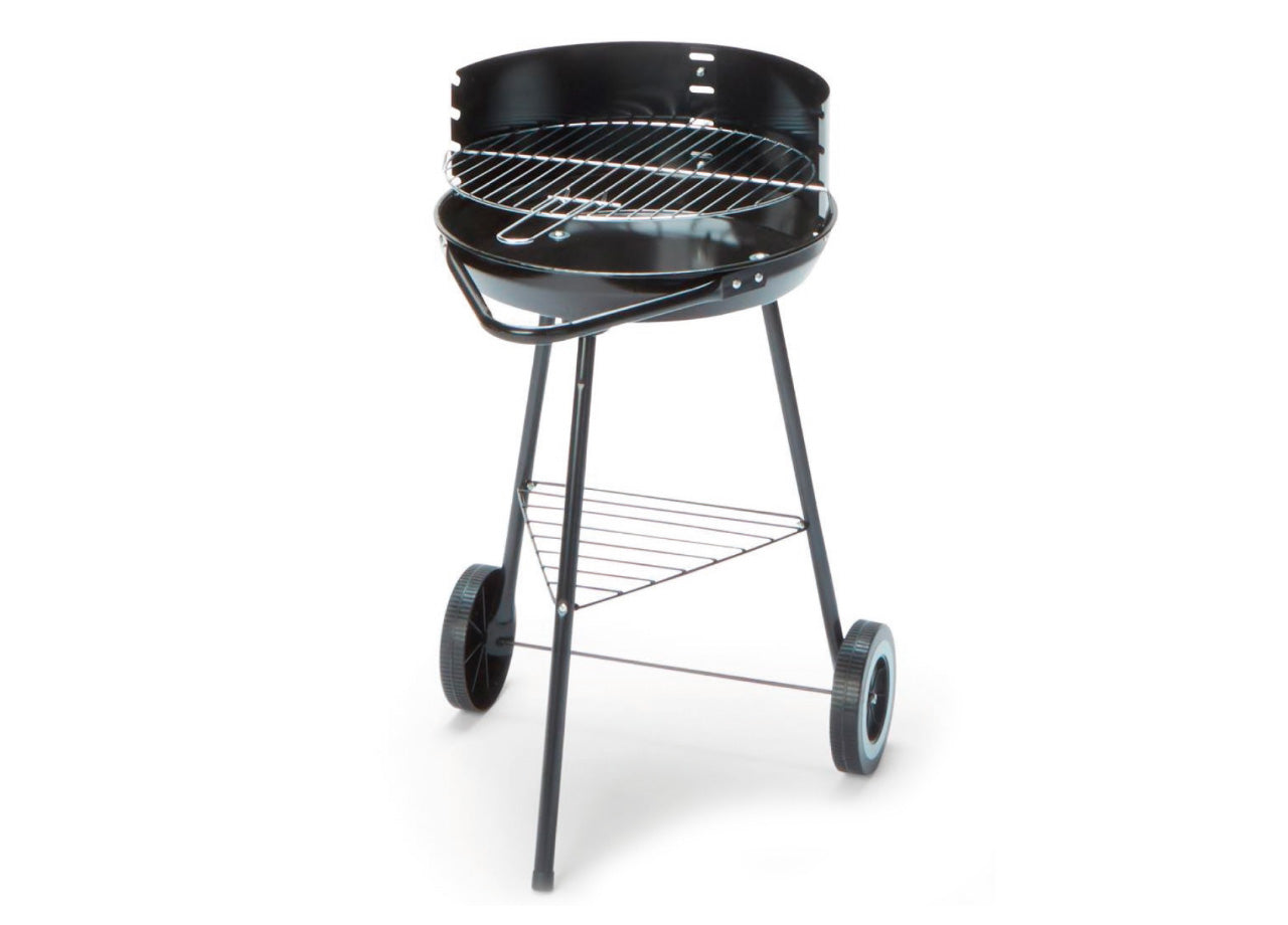 Barbeque Esterno A Carbonella Griglia Estate Campeggio In Acciaio Mod Ohio