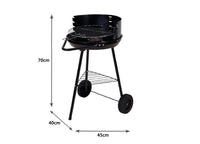 Barbeque Esterno A Carbonella Griglia Estate Campeggio In Acciaio Mod Winnipeg