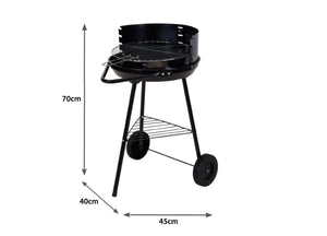 Barbeque Esterno A Carbonella Griglia Estate Campeggio In Acciaio Mod Winnipeg