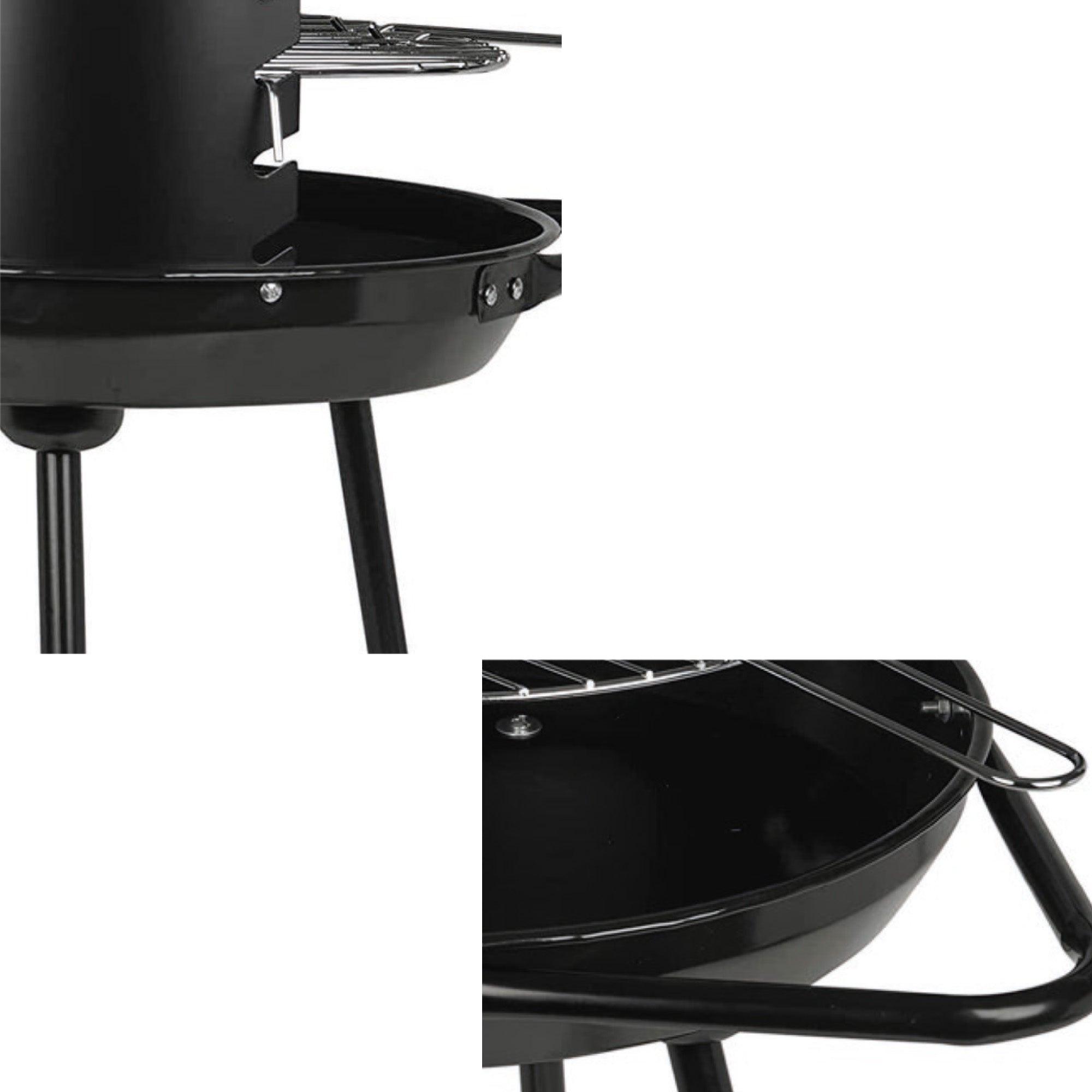 Barbeque Esterno A Carbonella Griglia Estate Campeggio In Acciaio Mod Ohio