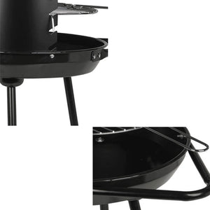 Barbeque Esterno A Carbonella Griglia Estate Campeggio In Acciaio Mod Ohio