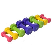 Set 4 Manubri Esagonali da 20 kg Totali in Acciaio e PU da 1 a 4kg, Multicolore