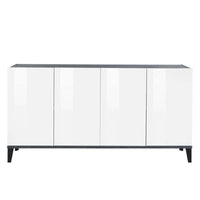 Credenza 4 ante a battente 160x40cm ingresso cucina sala da pranzo Audrey