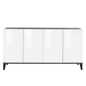 Credenza 4 ante a battente 160x40cm ingresso cucina sala da pranzo Audrey