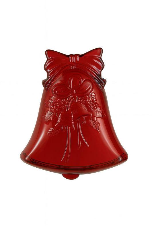 Piatto a forma di Campana rosso 17x15x3