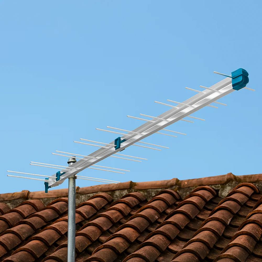 Maxital loguhf-5g antenna logaritmica uhf 28 elementi con filtro 5g