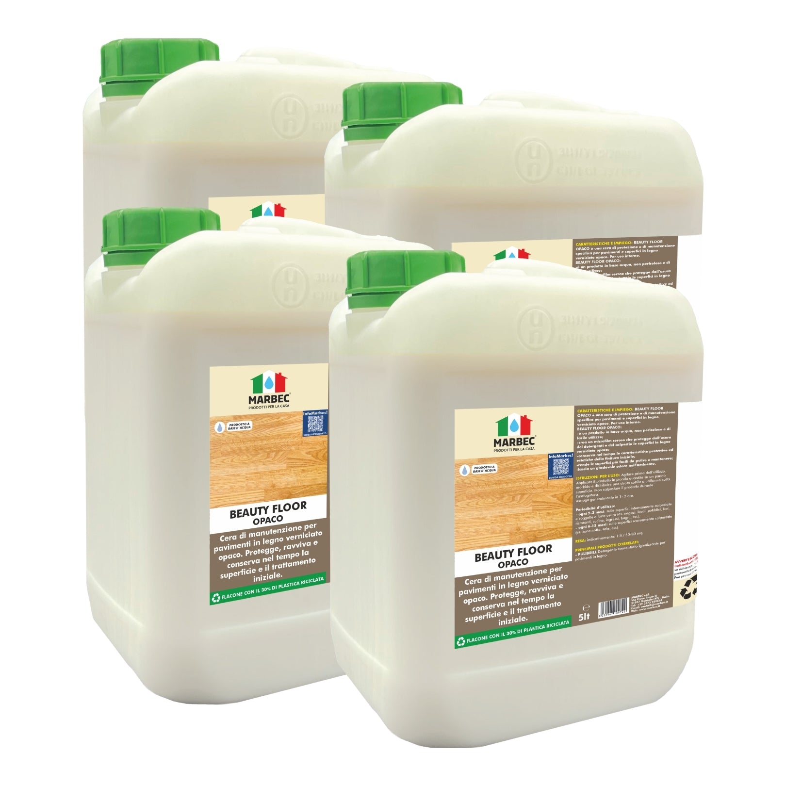 Cera per parquet BEAUTY FLOOR OPACO   5LTx4Pz