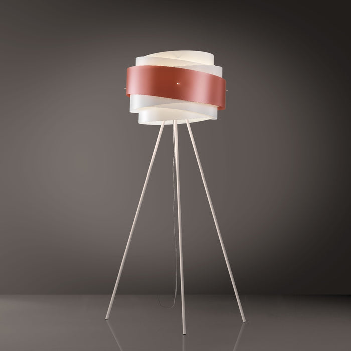 Piantana Moderna 3 Piedi Bea Polilux ® Rame E Metallo 1 Luce E27