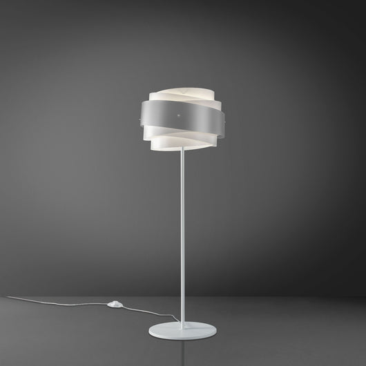 Piantana Moderna Bea Polilux ® Argento E Metallo 1 Luce E27