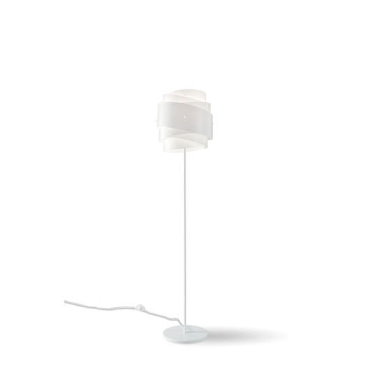 Piantana Moderna Bea Polilux ® Bianco E Metallo 1 Luce E27