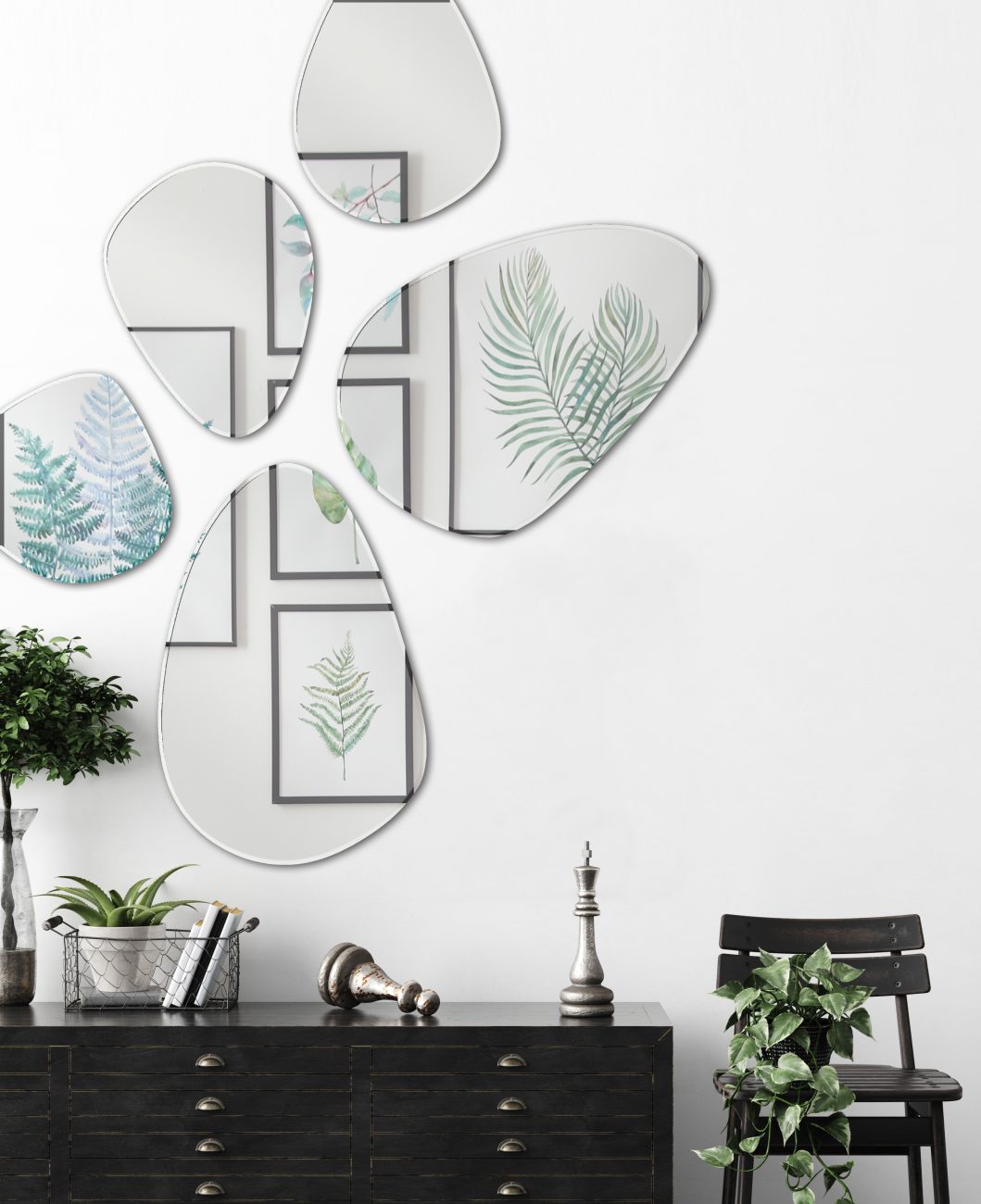 ISABELLA SPECCHIO DA PARETE 30X30CM