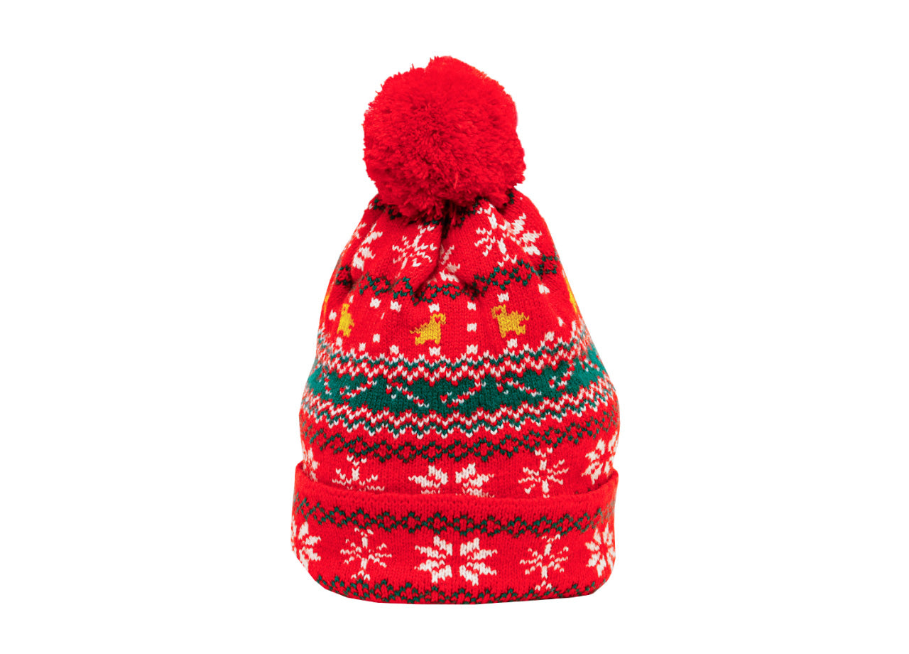 Berretta Invernale Natalizia Da Neve Cappello Natale A Maglia Modello Xmas
