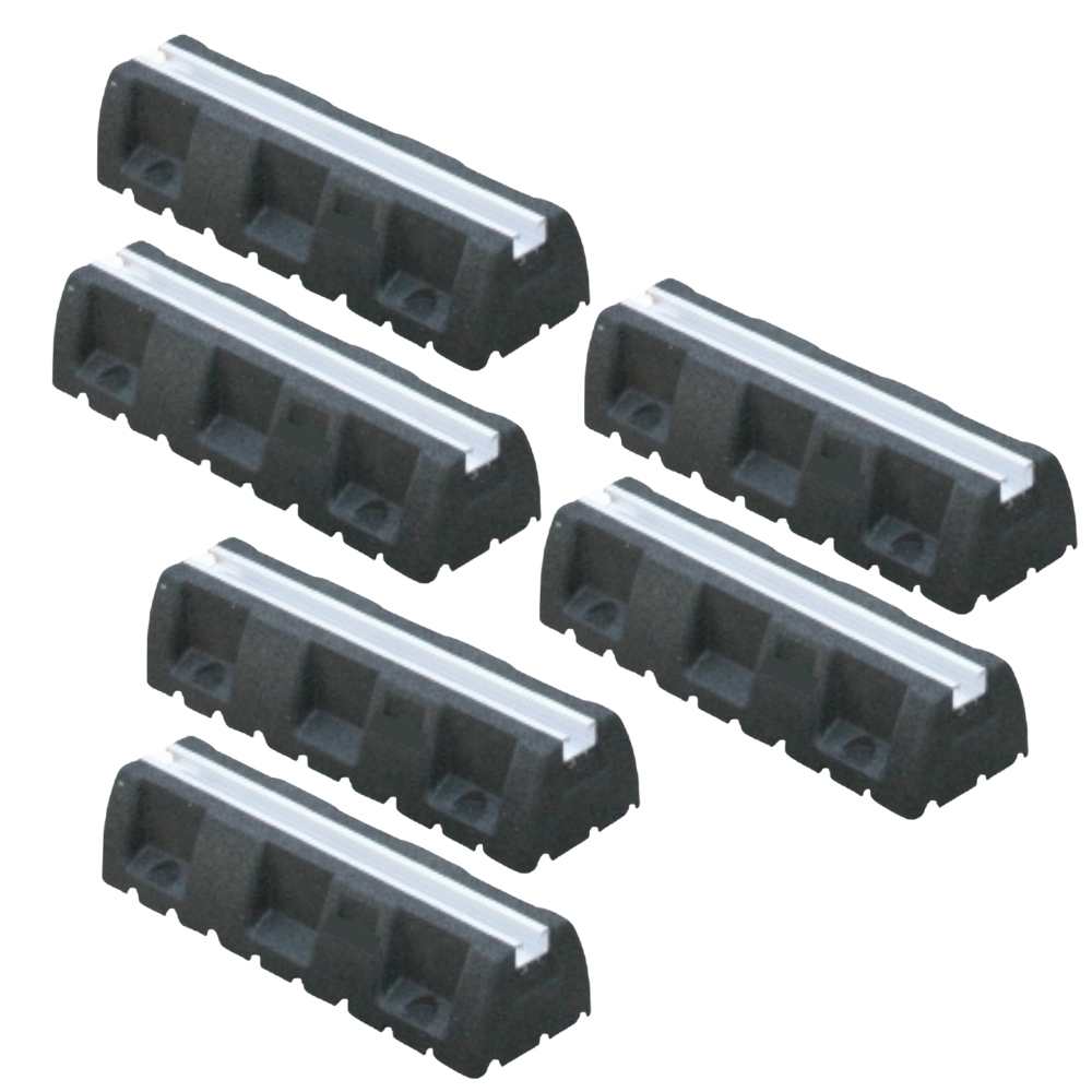 Base pavimento antivibrante condizionatori climatizzatori 3 coppie cm 45x14x9,5