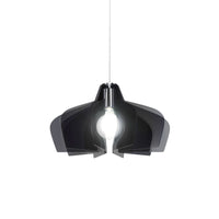 Sospensione Moderna Space Collection Polilux ® Fumè 1 Luce E27 D50Cm