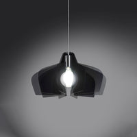 Sospensione Moderna Space Collection Polilux ® Fumè 1 Luce E27 D50Cm