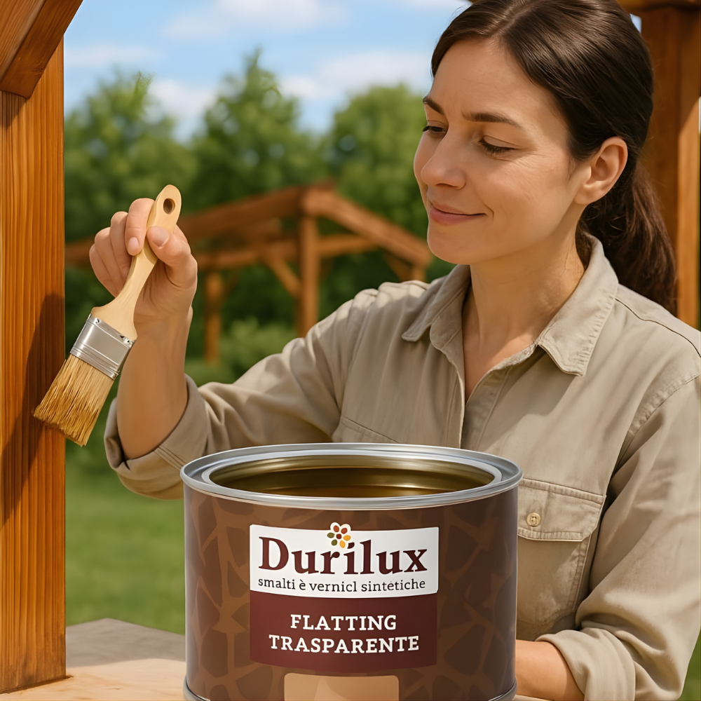 Durilux legnomare flatting vernice lucida per legno e imbarcazioni *** formato 2.5 lt, confezione 1