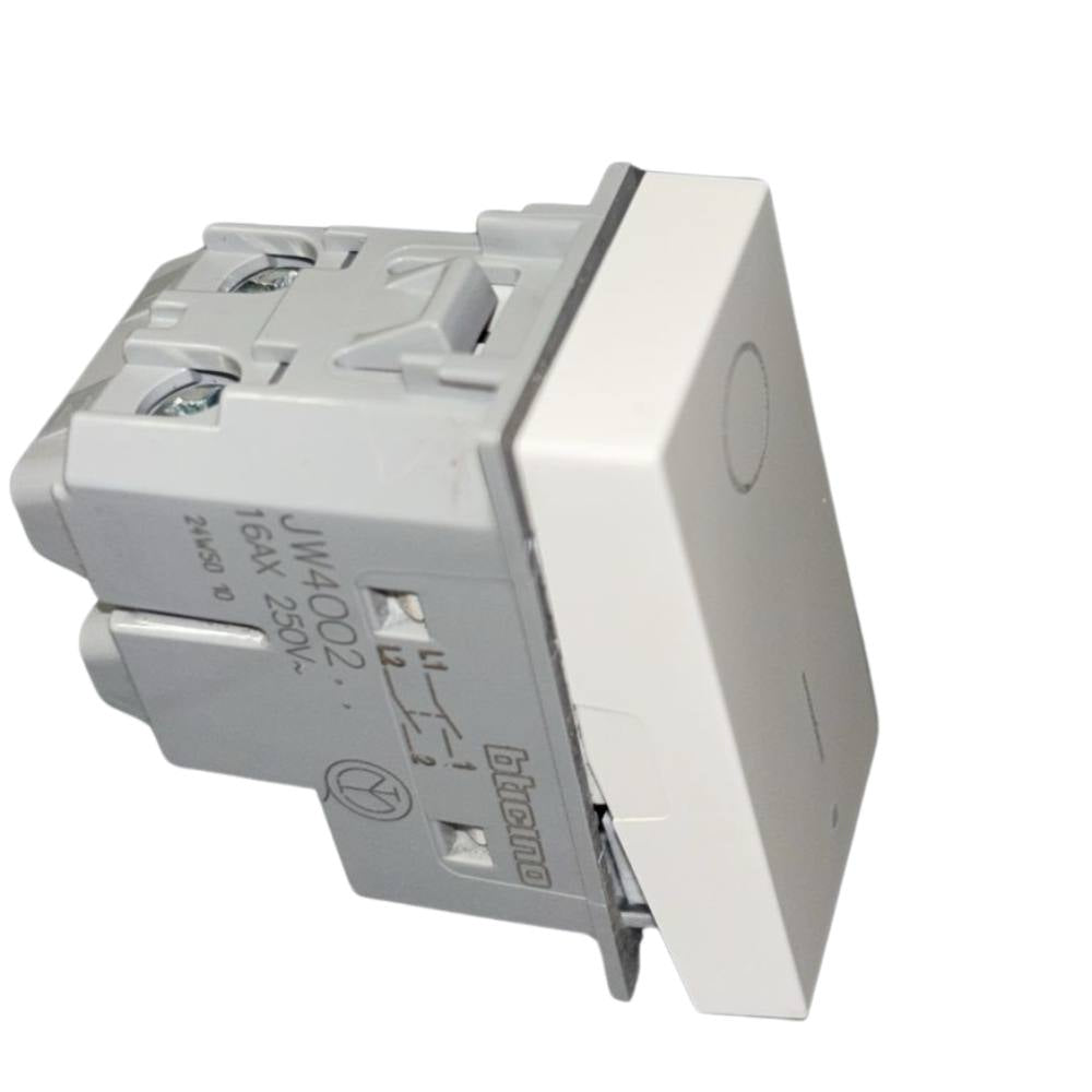 Bticino jw4002 interruttore bipolare 2p 16a 250vac bianco modulare
