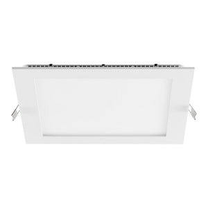 Faretto LED incasso pannello quadrato slim DMX RGB multicolore luce calda 24V impermeabile cromoterapia box doccia bagno 23W foro 155x155